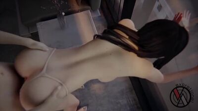 Cloud Strife x Tifa Lockhart - à canzana; creampie; orgasmo; mamas grandes; ânus; rata; pornografia hentai 3D; [Final Fantasy]