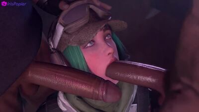 Ela - sexo en grupo; gangbang; pollas negras; sexo oral; cunnilingus; mamada; garganta profunda; follada facial; porno hentai 3D; [Rainbow Six Siege]