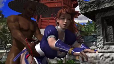 Kasumi - cornudo; netorare; BBC; a cuatro patas; ahegao; follada vaginal; orgasmo; porno hentai 3D; [Dead or Alive]