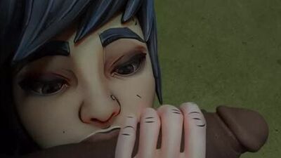 Afina – BBC; Oralsex; Minet; Blowjob; Deepthroat; Facefuck; 3D-Sex-Porno-Hentai; [Borderlands]