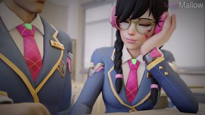 (Ton) D.Va-Handjob – Klassenzimmer [Overwatch, MagMallow;Porno;Hentai;R34;Sex;Blender;порно;хентай]