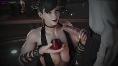 (Ton) Chun Li Blowjob [Street Fighter, MagMallow;Porno;Hentai;Oral;R34;Sex;Mixer;порно;хентай]