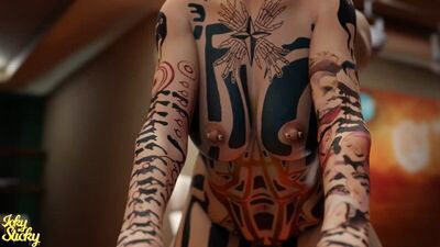 (Áudio) Sexo com Jack - A ser fodida com força, versão «branqueada e com piercings» [Mass Effect, IckySticky;Porn;Hentai;R34;Blender;порно;хентай]