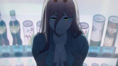 (Dźwięk) Animacja chwycenia za piersi [Chainsaw Man, Kizu; porno; hentai; R34; 2D; хентай]