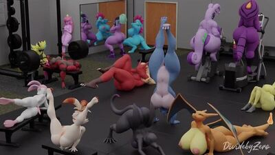 Futrzaki, yiff, siłownia, pokemony