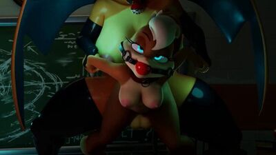 Parodia porno furry yiff de Pokémon con Charizard y Lola Bunny