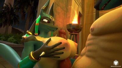 Futrzane yiff, parodia Lucario z Pokémonów, Ankha, porno z Animal Crossing