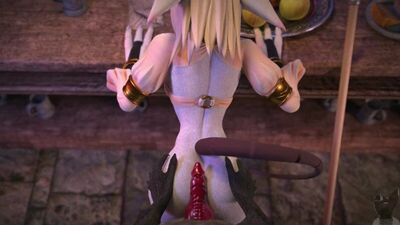 Porno furry yiff de Final Fantasy con Freya