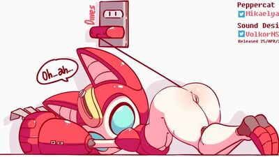 2D йыфф, автор: Diives. Тікелей йыфф, фурри порно, секс E621 FYE. Робот-мысық қыз хентай