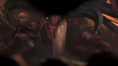 3D-порно з фуррі та яфф, секс, E621, FYE, дівчина-демон із «Doom» робить мінет Слейеру, r34, rule34