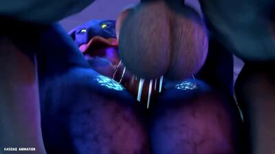 3D Yiff par Kasdaq - Porno furry hétéro - Sexe E621 FYE - Scalie - Reine serpent - Vaginal