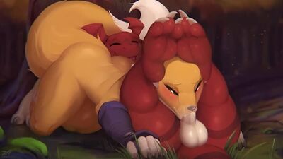 2D Yiff di ZonkPunch - Porno furry - Sesso - E621 - FYE - Etero - Digimon - Renamon - Sborrata in bocca - Pompino
