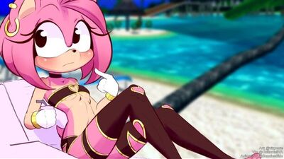2D yiff z króliczkami z plaży – porno futrzane Seks E621 FYE Hetero Sonic R34 – obciąganie, głębokie gardło, seks analny