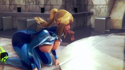 Samus Aran - sexe oral ; cunnilingus ; fellation ; position du missionnaire ; sodomie ; orgasme ; éjaculation interne ; sperme ; gros seins ; porno hentai 3D ; [Metroid]