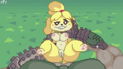 Yiff par ses vanbrubles Porno furry Sexe E621 FYE Hétéro Isabell Animal Crossing r34 rule34