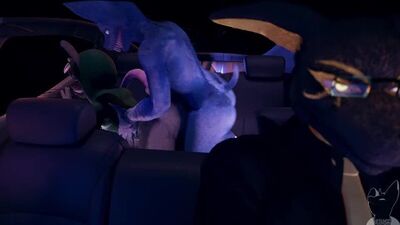 3D Yiff da Twitchyanimation: Pornografia Furry - Sexo - E621: Hiena gay em público - Sexo anal