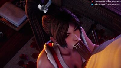 Mai Shiranui - BBC; inter-racial; sexo oral; minet; broche; pornografia hentai 3D; [King of Fighters | Dead or Alive]