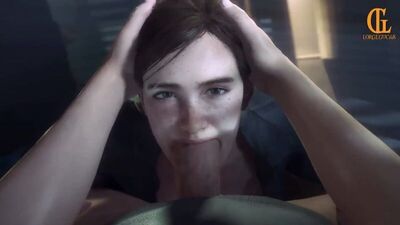 Ellie - guarra; puta; sexo oral; cunnilingus; mamada; garganta profunda; follada en la boca; tragarse el semen; dominar; porno hentai 3D; [The Last Of Us]