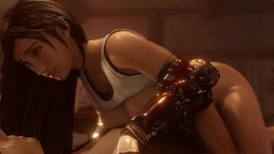 Tifa Lockhart - a montar; sexo vaginal; mamas grandes; peitos grandes; pornografia hentai 3D; [Final Fantasy]