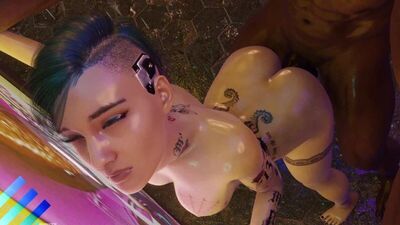 Judy Alvarez - BBC; black; interrazziale; culo grosso; tette piccole; porno hentai 3D; [Cyberpunk 2077]