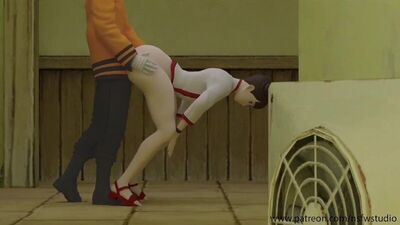 Naruto Uzumaki x TenTen (Ten Ten) Takahashi - sexe dans la rue ; milf ; gros cul ; levrette ; porno hentai 3D ; [Naruto | Boruto]