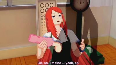 Kushina Uzumaki - sexo oral; broche; posição missionária; MILF; vadia; prostituta; orgasmo; creampie; (legendas em inglês) [Naruto]