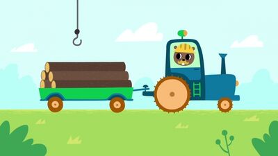 Desenhos animados educativos para crianças sobre carrinhos - Uma obra de construção surpreendente - Aprendemos a contar até cinco