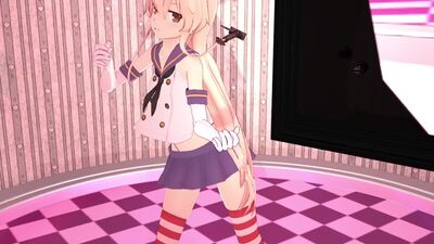 MMD : Chat rose à Shimafūke [18+]