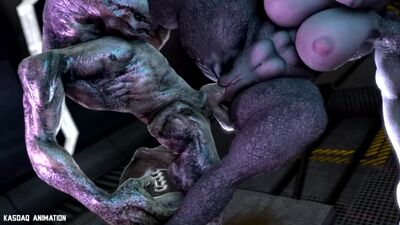 3D Yiff par Kasdaq Yiff Porno hétéro furry Sexe E621 FYE shangheili Halo R34 Rule34 Covenant Elite Fille extraterrestre