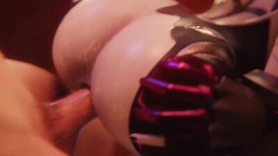 Widowmaker - rabo enorme; rabo grande; sexo anal; à canzana; mamas pequenas; pornografia hentai 3D; (por ideme-iam) [Overwatch]