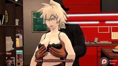 Mitsuki Bakugo - NSFW; milf; guarra; puta; porno hentai 3D; (subtítulos en inglés) [My Hero Academia]