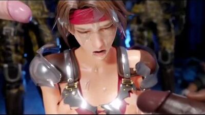 Jessie Rasberry x Tifa Lockhart – Gruppensex; Gangbang; BBC; Blacked; interrassischer Hentai; 3D-Sex-Hentai-Porno; [Final Fantasy]