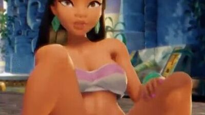 Chel - NSFW; cavalgada; orgasmo; creampie; pornografia hentai 3D; (por @crisisbeat4) [O Caminho para El Dorado]