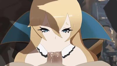Jean - No apto para el trabajo; sexo oral; minet; mamada; garganta profunda; follada facial; orgasmo; porno hentai 3D; (por @Heaven_of_Light) [Genshin Impact]
