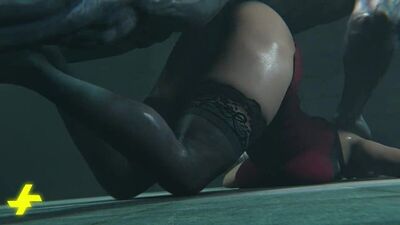 Ada Wong x Tyrant - violação; à canzana; meias; orgasmo; creampie; pornografia hentai 3D; [Resident Evil: Remake]