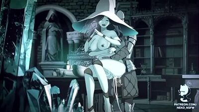 Ranni - montando; sexo vaginal; orgasmo; creampie; mamas grandes; peitos grandes; pornografia hentai 3D; (por @Neko_NSFW) [Elden Ring]