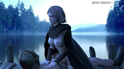 Melina - NSFW; montada; mamas grandes; peitos grandes; pornografia hentai 3D; (por @Kinky_Frodo) [Elden Ring]