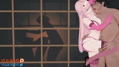 Zero Two (código 002) - NSFW; rapariga monstro; NTR; à canzana; pornografia hentai 3D; (por @YuukiS) [DiTF | Darling in The FranXX]