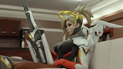 OVERWATCH MERCY RELAX, TETAS GIGANTES EN CRECIMIENTO, TETAS GRANDES, PORNO DE MASTURBACIÓN, SFM, HENTAI, SEXO 3D (18) Porno VK, porno xxx, sexo, mamá, sexo