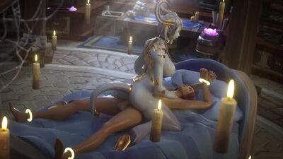 Porno futanari en 3D de World of Warcraft