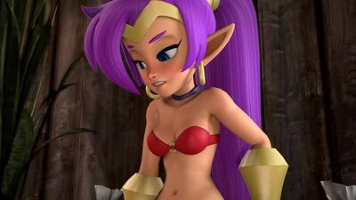 Porno futanari de Shantae en 3D