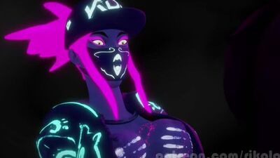 KDA PornStars Neon Akali vs. Evelynn 1080p futanari porn