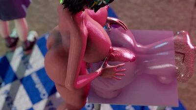 Pornografia futanari com o buraco de Ona ampliado
