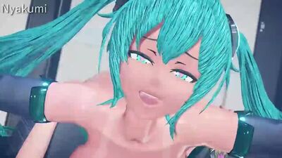 A cena obscena da Miku é pornográfica