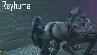 Porno futanari et futa sur Mass Effect