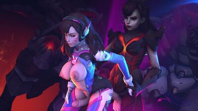 Hellfire 1080p Overwatch 3D: порно з футанарі та фута