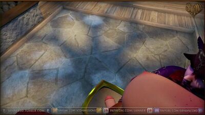 No Trono – Ponto de Vista de Ezria – 1080p – 3D – Futanari – Futa – Pornografia