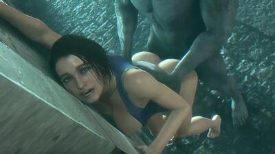Jill Valentine. Porno en 3D. Selección