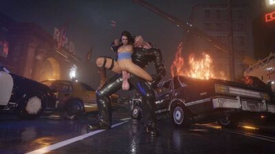 Jill Valentine. Porno en 3D. Resident Evil