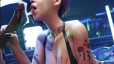ONE KISS - PMV de cyberpunk, Darcompile [PMV, SFM, sexo, porno, anal, cyberpunk]
